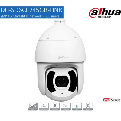 IP - Speed Dome відеокамера 2 Мп Dahua DH-SD6CE245GB-HNR (3.95-177.75 мм) з AI функціями для системи відеонагляду